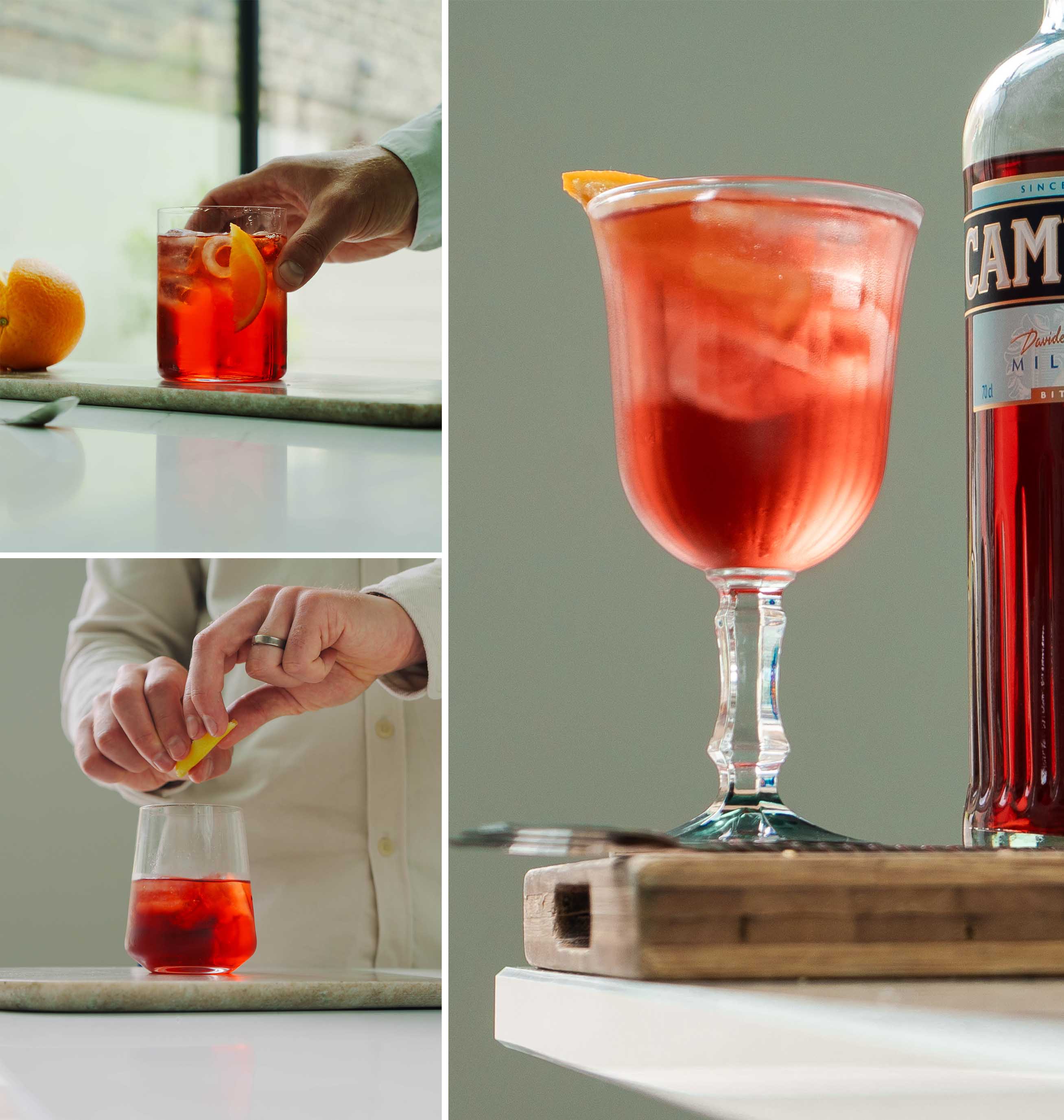 A few Campari Cocktails 